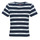 tekstylia Damskie T-shirty z krótkim rękawem Superdry COTE STRIPE TEXT TEE Marine
