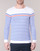tekstylia Męskie T-shirty z długim rękawem Armor Lux YAYAYOUT Biały / Niebieski / Czerwony