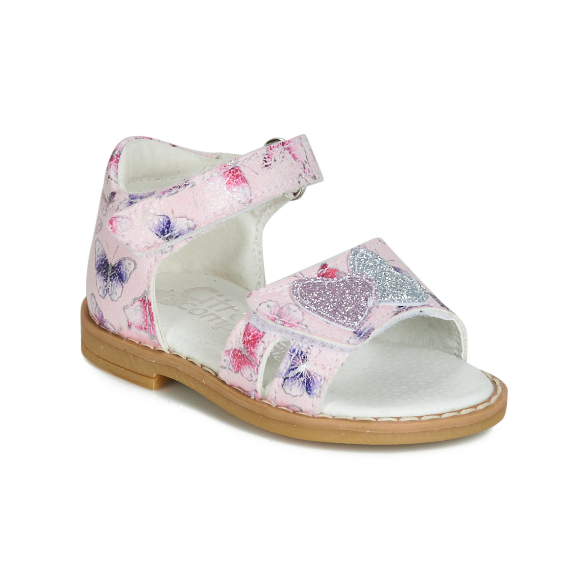 Buty Dziewczynka Sandały Citrouille et Compagnie JARILOUTE Różowy