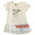 tekstylia Dziecko T-shirty i Koszulki polo Chicco Vestito Biały
