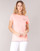tekstylia Damskie T-shirty z krótkim rękawem Maison Scotch SS T-SHIRT Różowy