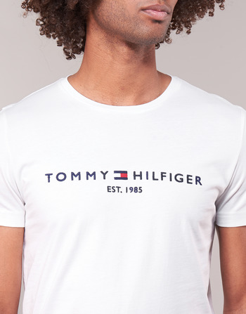 Tommy Hilfiger TOMMY FLAG HILFIGER TEE Biały