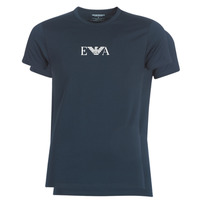 tekstylia Męskie T-shirty z krótkim rękawem Emporio Armani CC715-PACK DE 2 Marine