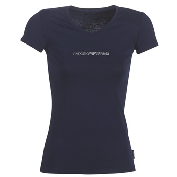 tekstylia Damskie T-shirty z krótkim rękawem Emporio Armani CC317-163321-00135 Marine