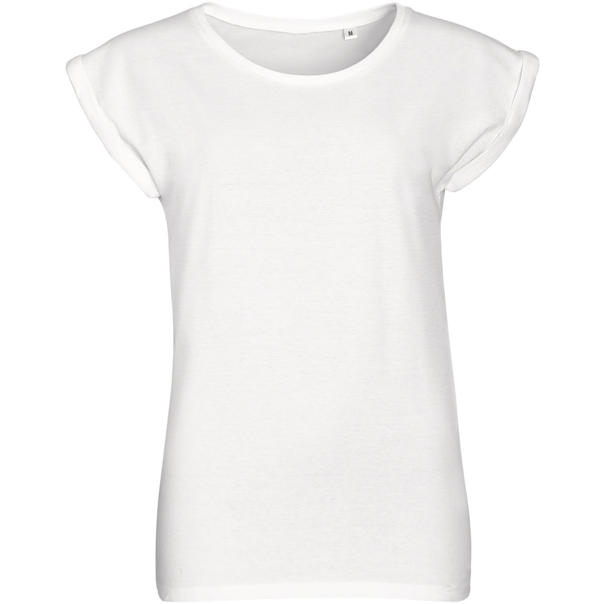 tekstylia Damskie T-shirty z krótkim rękawem Sols MELBA TROPICAL GIRL Biały