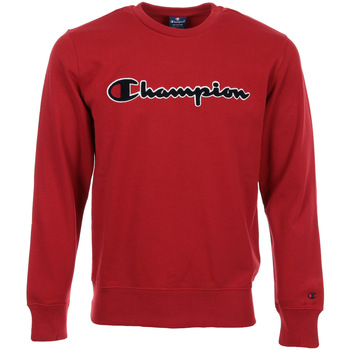 tekstylia Męskie Bluzy Champion Crewneck Sweatshirt Czerwony