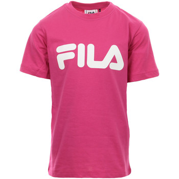 tekstylia Dziewczynka T-shirty z krótkim rękawem Fila Kids Classic Logo Tee Różowy