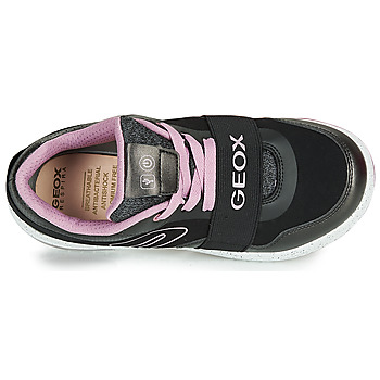 Geox J XLED GIRL Czarny / Różowy