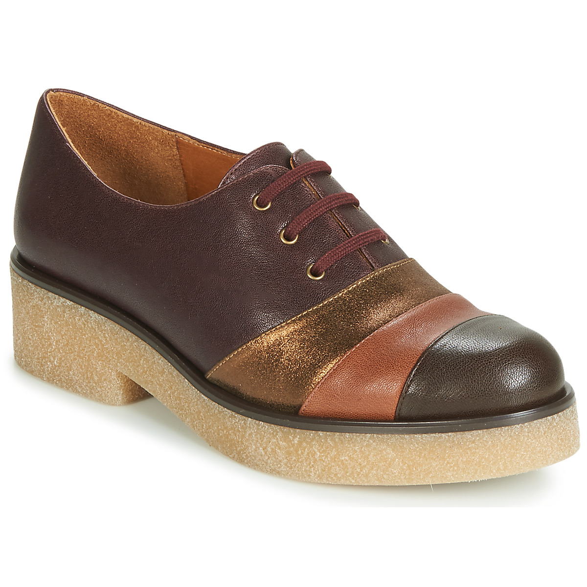 Buty Damskie Derby Chie Mihara YELLOW Bordeaux