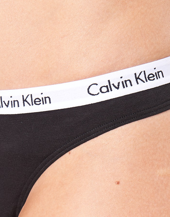 Calvin Klein Jeans CAROUSEL THONG X 3 Czarny