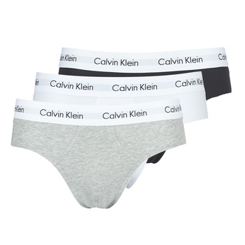 Bielizna Męskie Bokserki Calvin Klein Jeans COTTON STRECH HIP BREIF X 3 Czarny / Biały / Szary / Chiné
