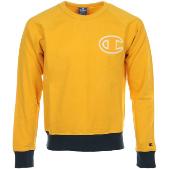 tekstylia Męskie Bluzy Champion Crewneck Sweatshirt Żółty