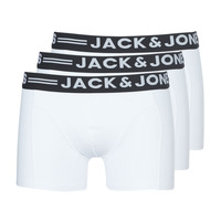 Bielizna Męskie Bokserki Jack & Jones SENSE X 3 Biały