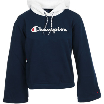 tekstylia Damskie Bluzy Champion Hooded Sweatshirt Wn's Czarny