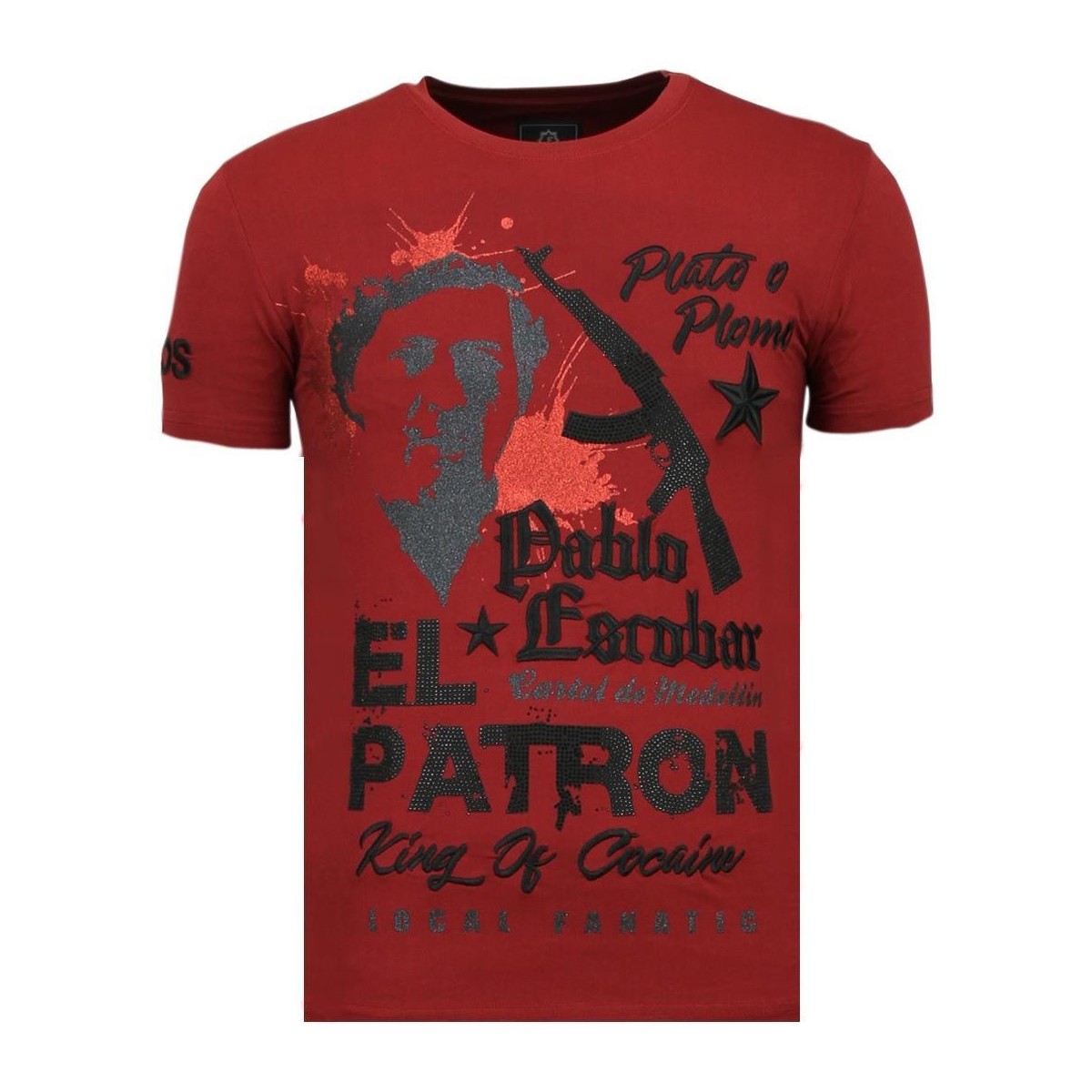 tekstylia Męskie T-shirty z krótkim rękawem Local Fanatic 65019476 Czerwony