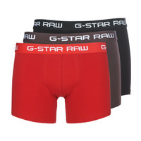 Bielizna Męskie Bokserki G-Star Raw CLASSIC TRUNK CLR 3 PACK Czarny / Czerwony / Brązowy