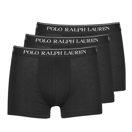 Bielizna Męskie Bokserki Polo Ralph Lauren CLASSIC 3 PACK TRUNK Czarny