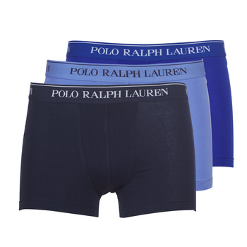 Bielizna Męskie Bokserki Polo Ralph Lauren CLASSIC 3 PACK TRUNK Niebieski