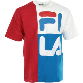 tekstylia Męskie T-shirty z krótkim rękawem Fila Indo Colour Block Fit Tee Niebieski