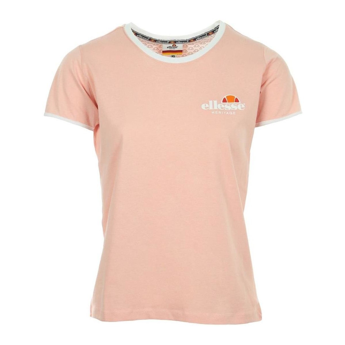 tekstylia Damskie T-shirty i Koszulki polo Ellesse EH F TMC COL ROND UNI Różowy