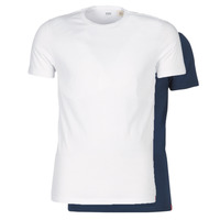 tekstylia Męskie T-shirty z krótkim rękawem Levi's SLIM 2PK CREWNECK 1 Marine / Biały