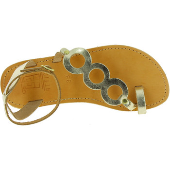 Attica Sandals APHRODITE CALF GOLD Złoty