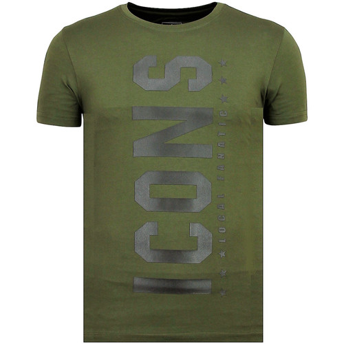 tekstylia Męskie T-shirty z krótkim rękawem Local Fanatic 94438156 Zielony