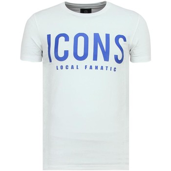 tekstylia Męskie T-shirty z krótkim rękawem Local Fanatic 94437529 Biały