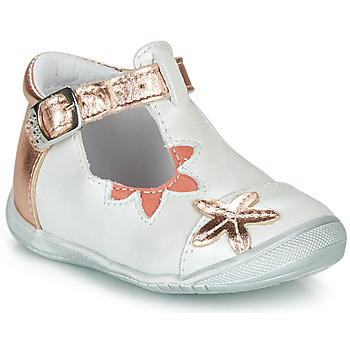 Buty Dziewczynka Baleriny GBB ANAXI Biały / Różowy / Gold