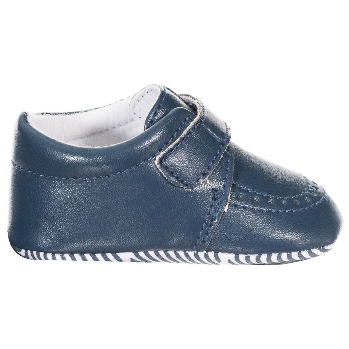 Buty Chłopiec Kapcie niemowlęce Le Petit Garçon C-5-MARINO Niebieski