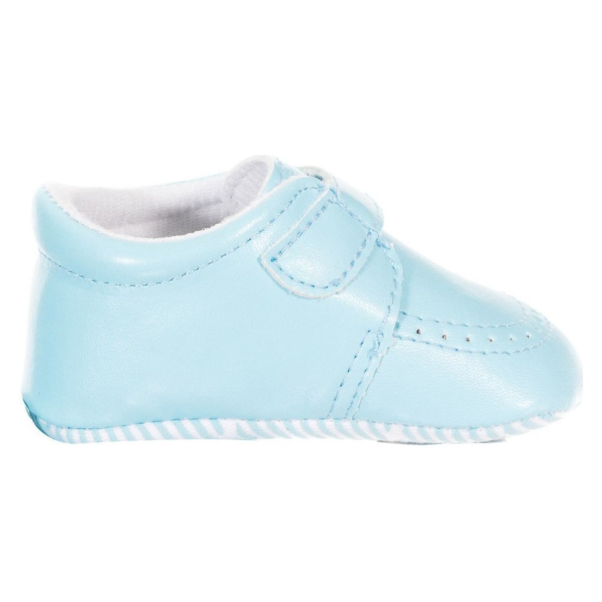 Buty Chłopiec Kapcie niemowlęce Le Petit Garçon C-6-CELESTE Niebieski