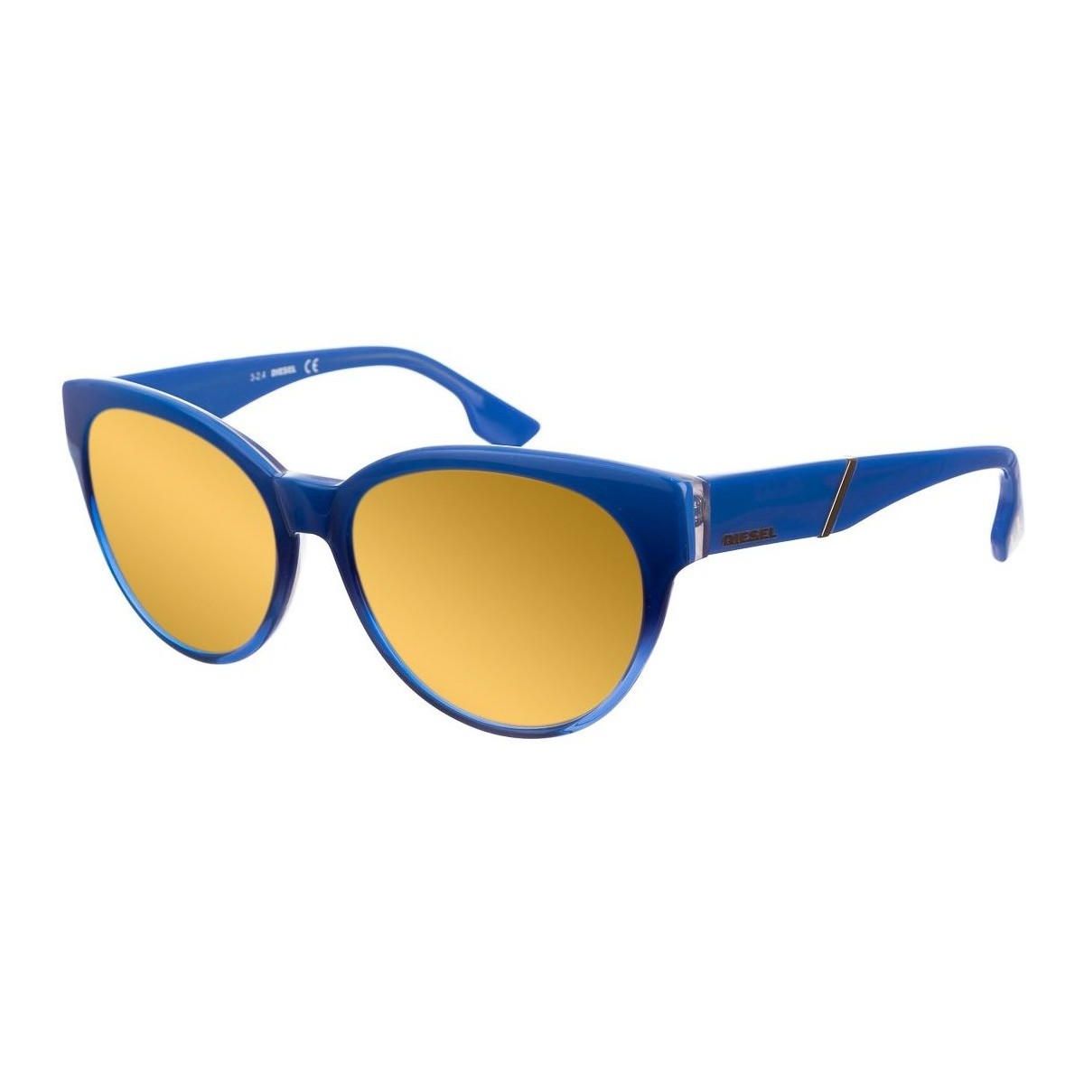Zegarki & Biżuteria  Damskie okulary przeciwsłoneczne Diesel DL0124-90G Niebieski