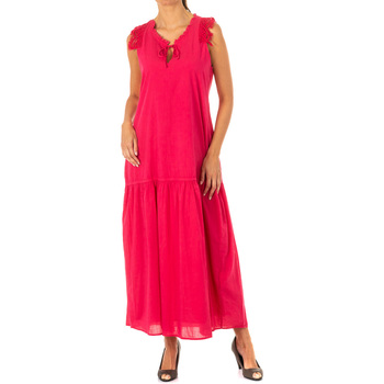 tekstylia Damskie Sukienki La Martina LWD007-06072 Różowy