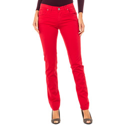 tekstylia Damskie Spodnie z pięcioma kieszeniami La Martina LWT006-06072 Czerwony