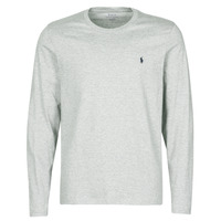 tekstylia Męskie T-shirty z krótkim rękawem Polo Ralph Lauren L/S CREW-CREW-SLEEP TOP Szary