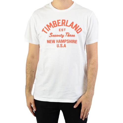 tekstylia Męskie T-shirty z krótkim rękawem Timberland 135473 Biały
