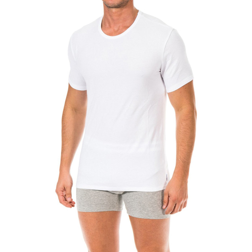 tekstylia Męskie T-shirty z krótkim rękawem Calvin Klein Jeans NB1088A-100 Biały