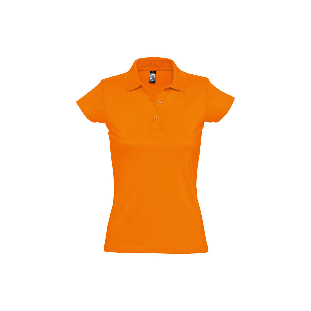 tekstylia Damskie Koszulki polo z krótkim rękawem Sols PRESCOTT CASUAL DAY Pomarańczowy