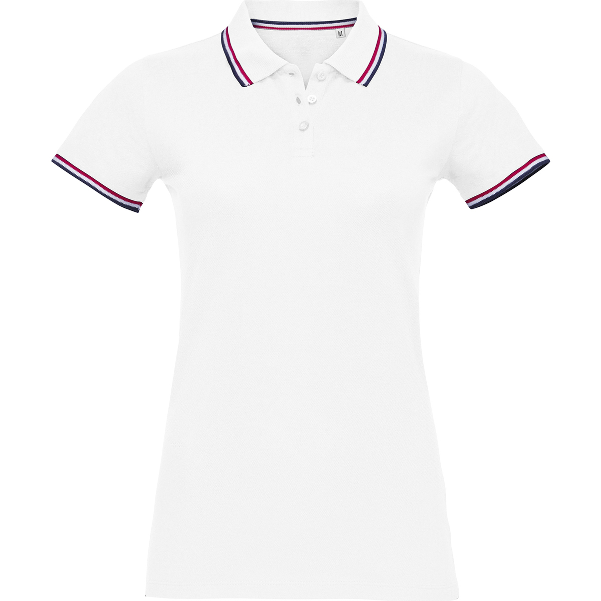 tekstylia Damskie Koszulki polo z krótkim rękawem Sols PRESTIGE MODERN WOMEN Biały