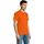 tekstylia Męskie T-shirty z krótkim rękawem Sols VICTORY COLORS Pomarańczowy