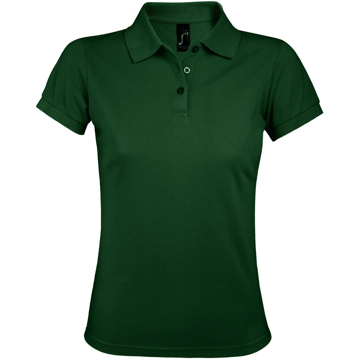 tekstylia Damskie Koszulki polo z krótkim rękawem Sols PRIME ELEGANT WOMEN Zielony