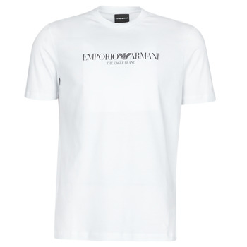 tekstylia Męskie T-shirty z krótkim rękawem Emporio Armani DJAMILA Biały