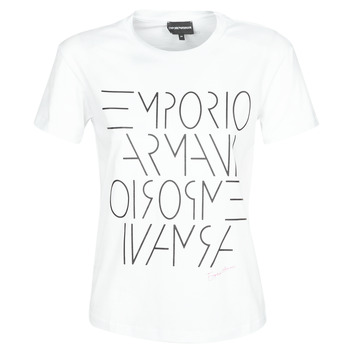 tekstylia Damskie T-shirty z krótkim rękawem Emporio Armani DONOVANN Biały