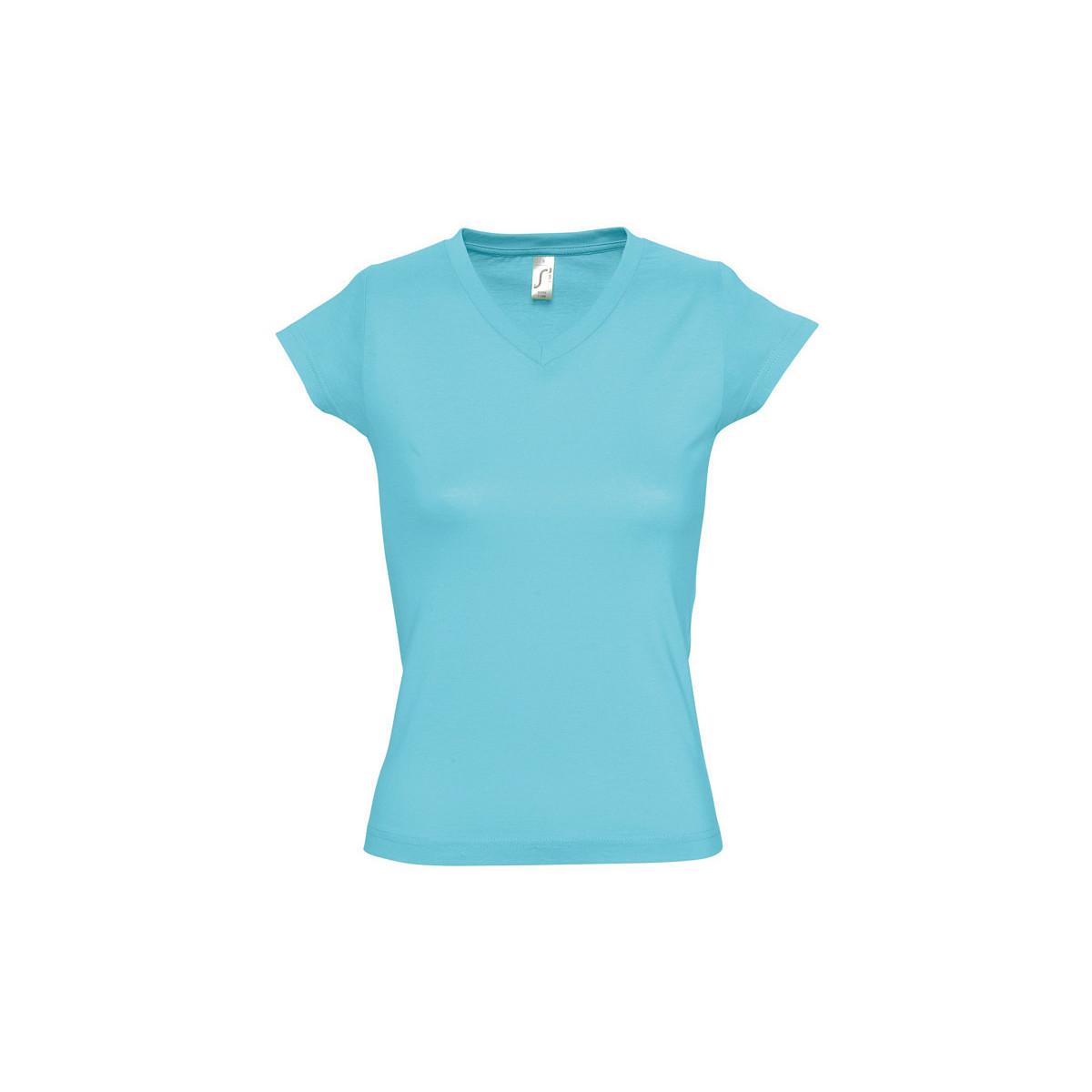 tekstylia Damskie T-shirty z krótkim rękawem Sols MOON COLORS GIRL Niebieski