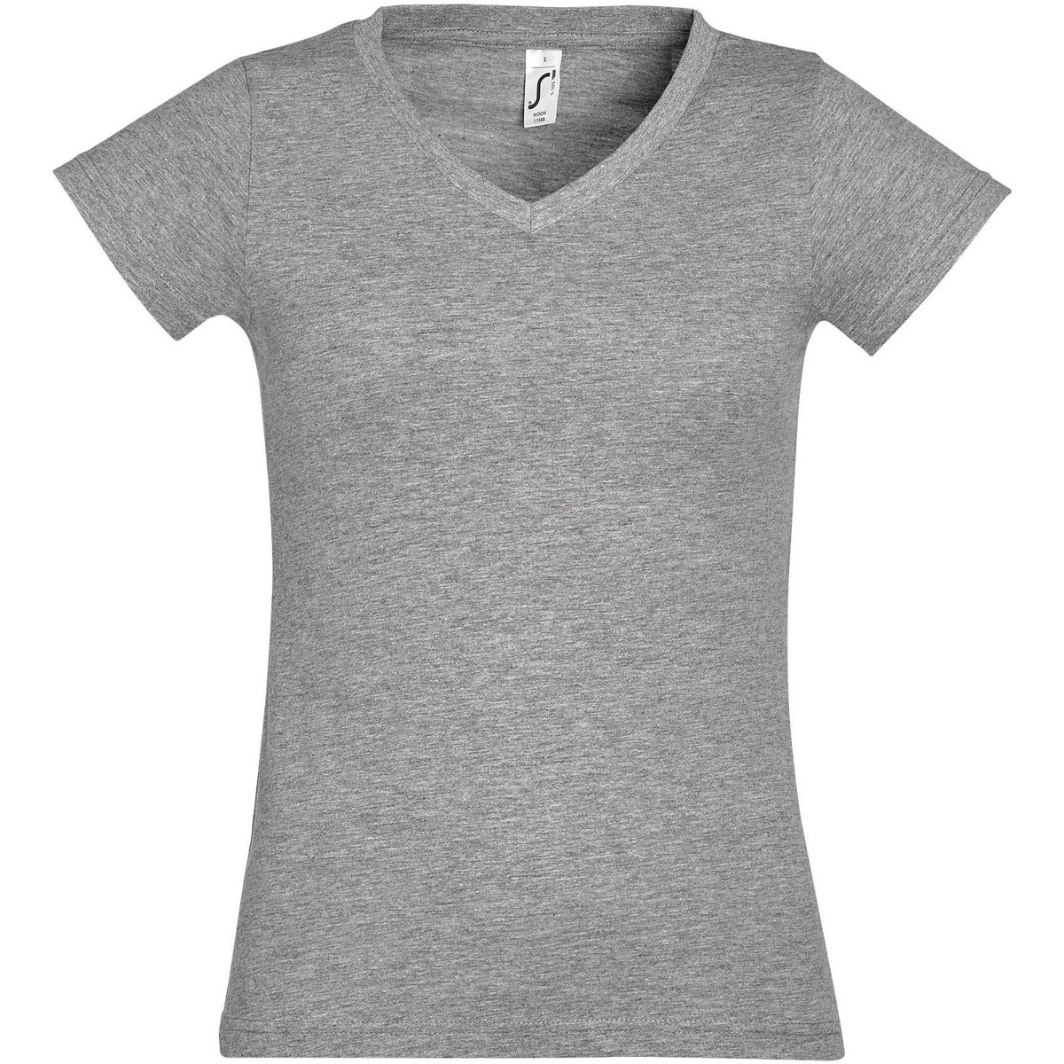 tekstylia Damskie T-shirty z krótkim rękawem Sols MOON COLORS GIRL Szary
