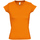 tekstylia Damskie T-shirty z krótkim rękawem Sols MOON COLORS GIRL Pomarańczowy