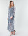 tekstylia Damskie Sukienki długie Ikks BQ30285-45 Niebieski