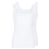 tekstylia Męskie Topy na ramiączkach / T-shirty bez rękawów Athena COTON BIO Biały