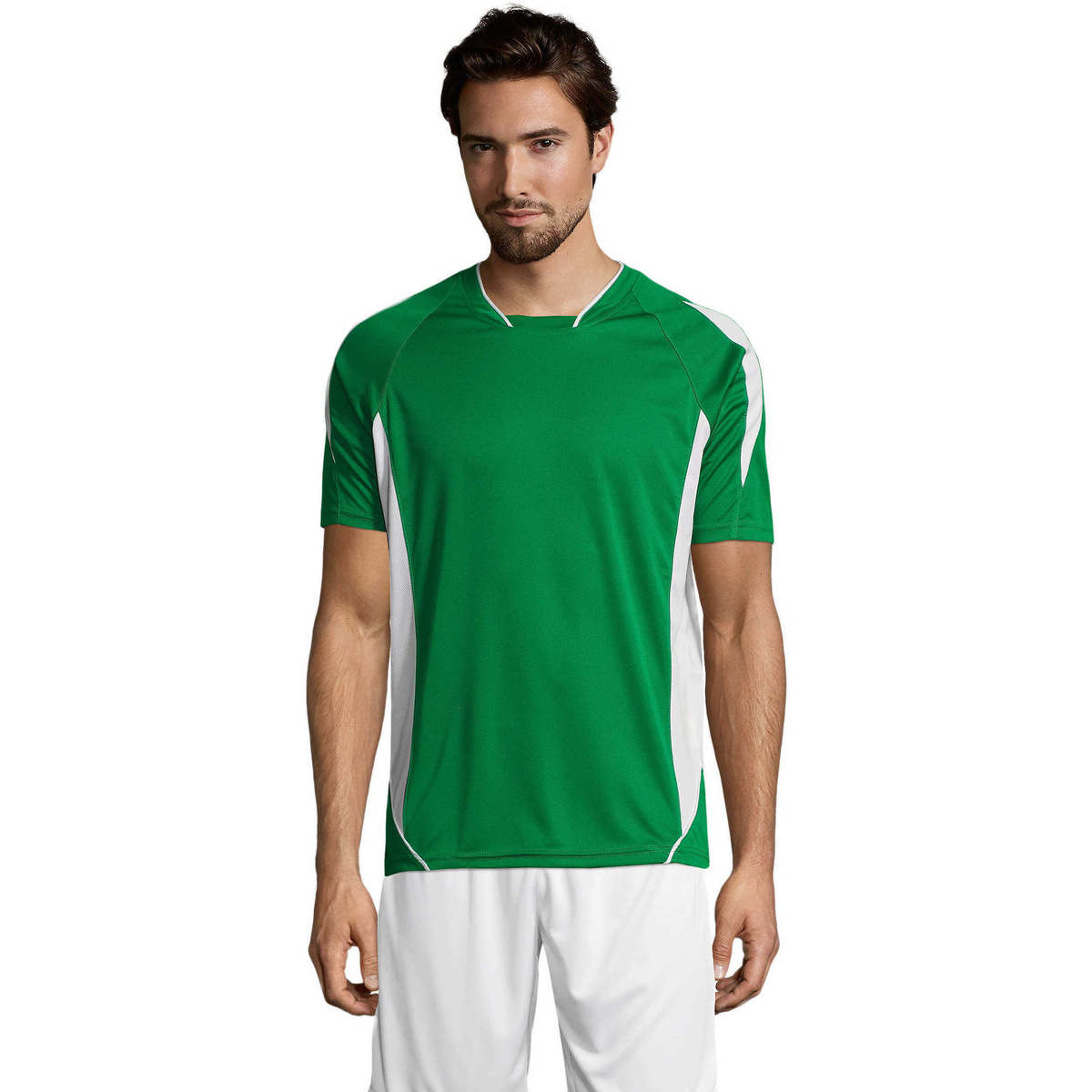 tekstylia Męskie T-shirty z krótkim rękawem Sols MARACANA 2 SSL SPORT Zielony