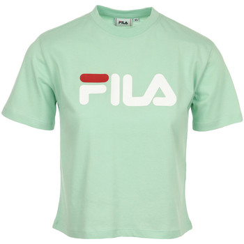 tekstylia Damskie T-shirty z krótkim rękawem Fila Viivika Cropped Tee Wn's Zielony